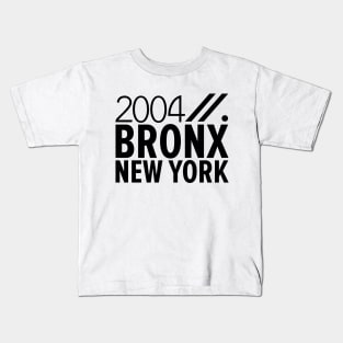 Bronx NY Birth Year Collection - Represent Your Roots 2004 in Style Kids T-Shirt